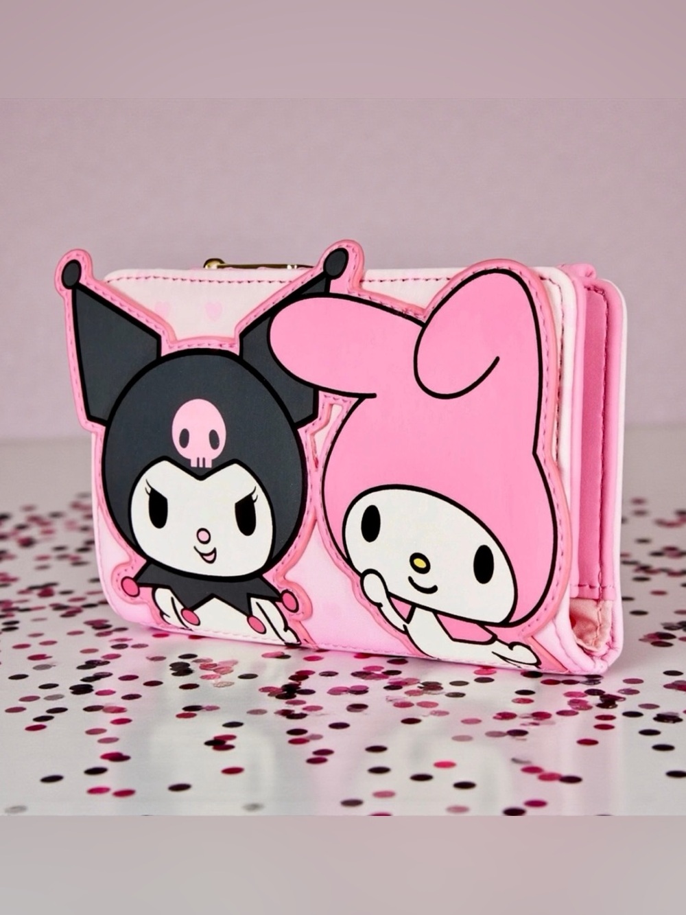 Loungefly Sanrio My Melody and Kuromi Flap Wallet NEW OFFICIAL SANRIO NWT